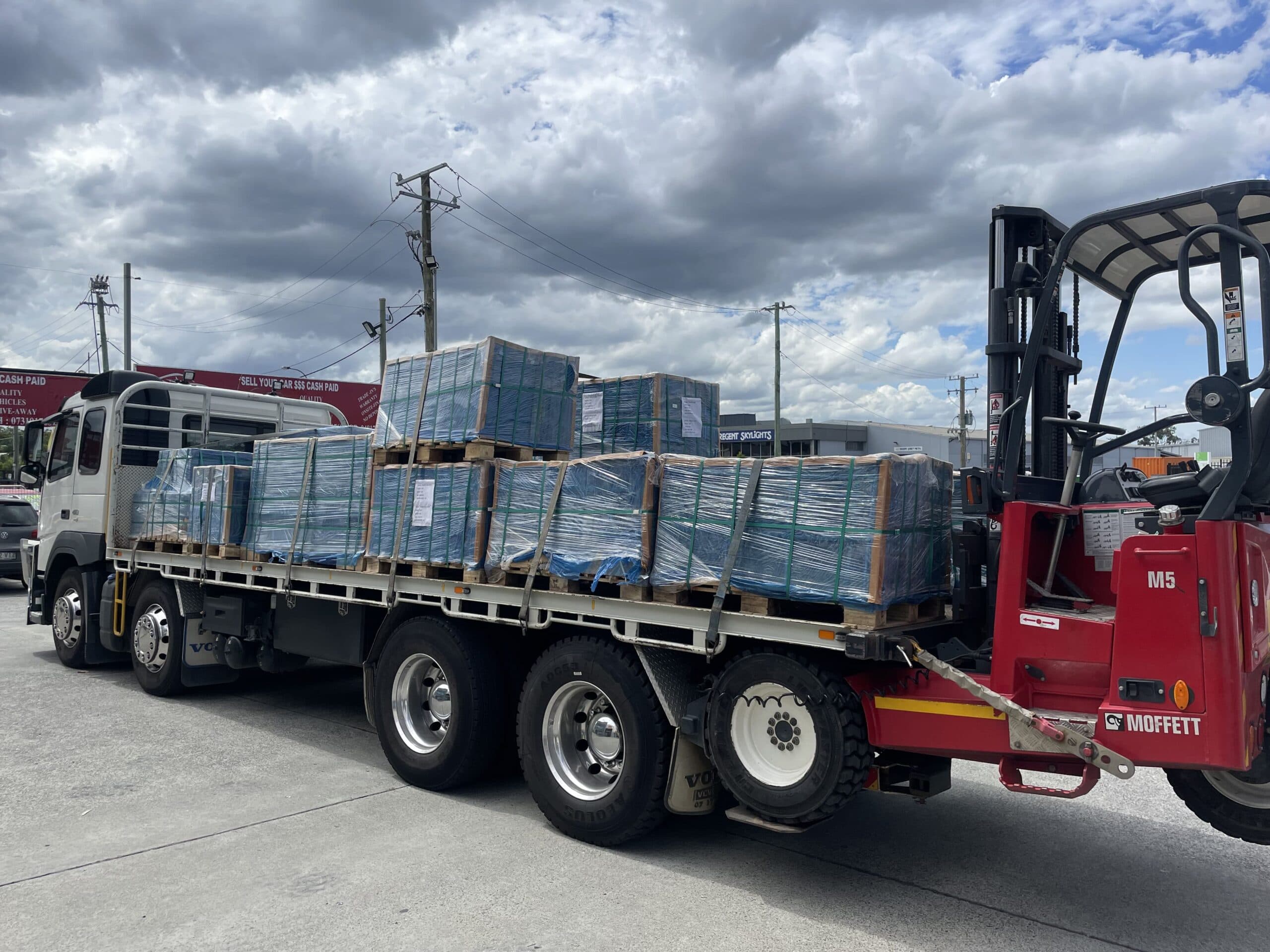 Construction and trade deliveries