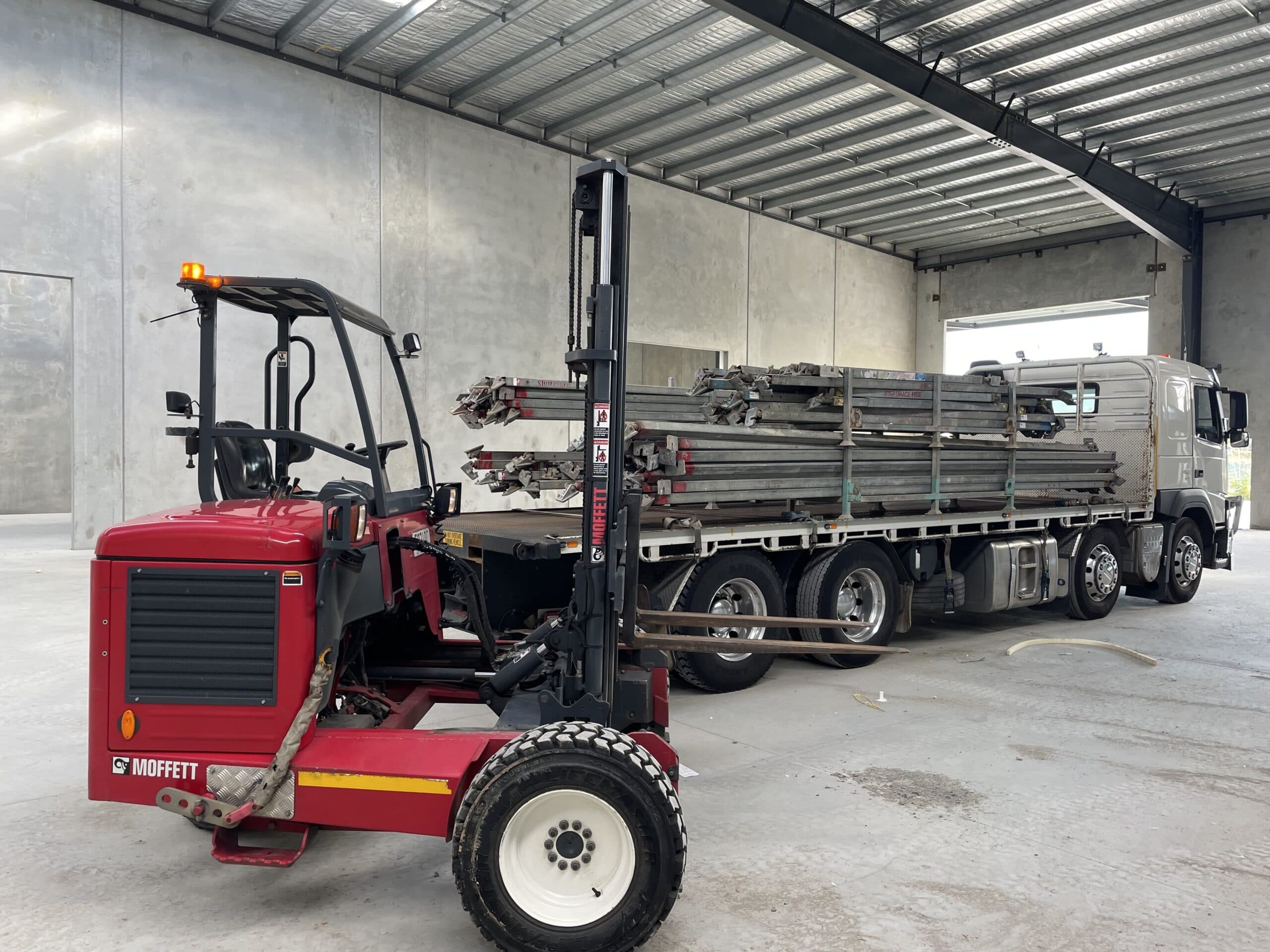 All-terrain forklift hire